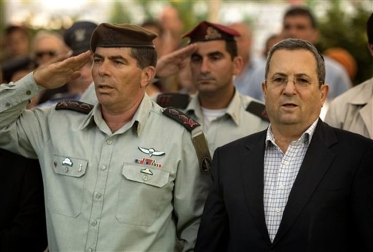 Ehud Barak, Gabi Ashkenazi